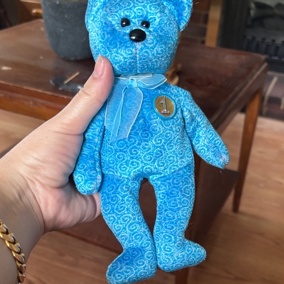 Likely Other - Likely Blue Swirl Pattern Stuffed Bear
